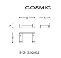 MEDIDAS COLGADOR DOBLE MICRA COSMIC